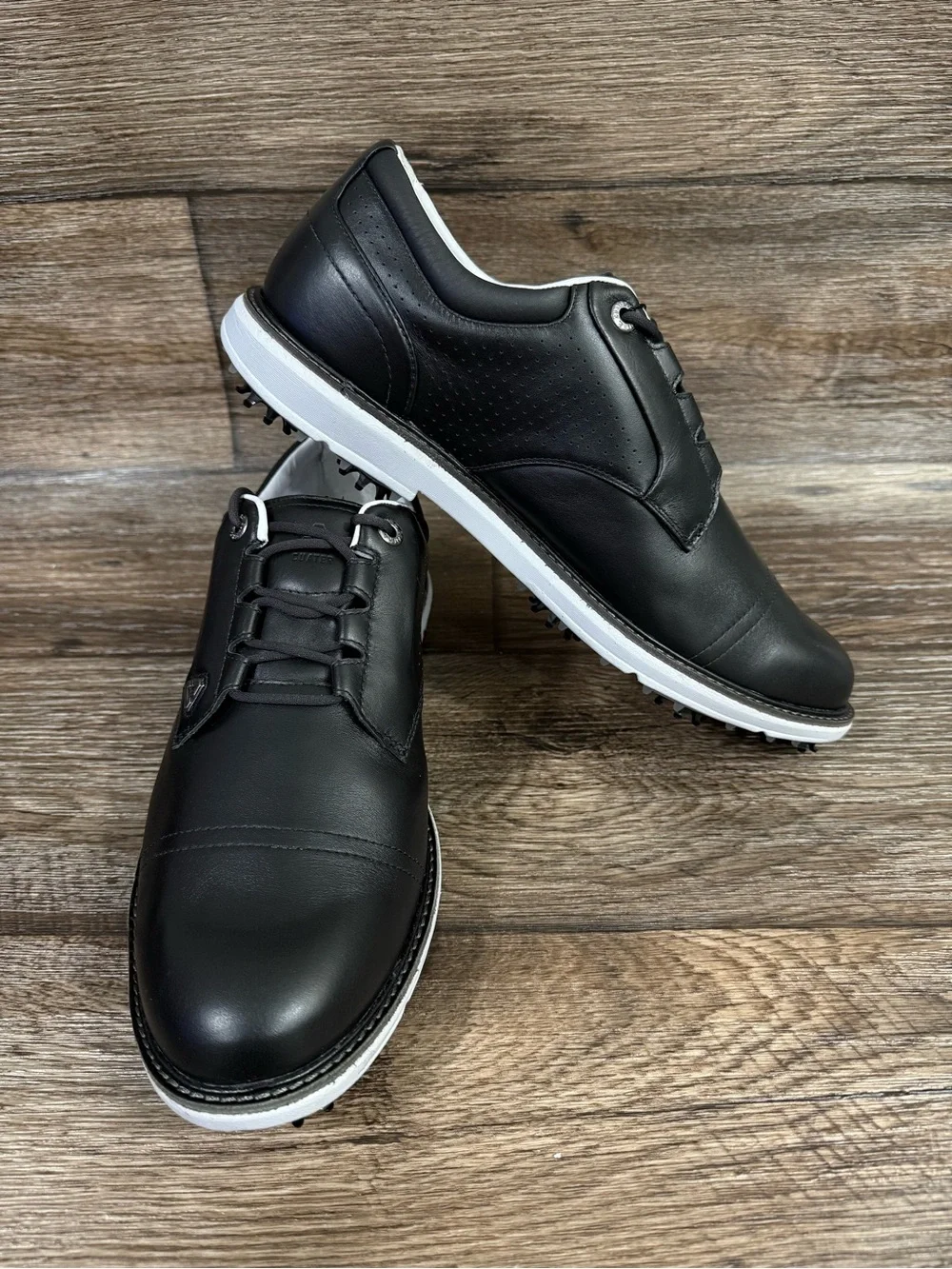 Travis Mathew Cuater The Legend 4MR214 Black Golf Shoes Men's Size 11.5‎
